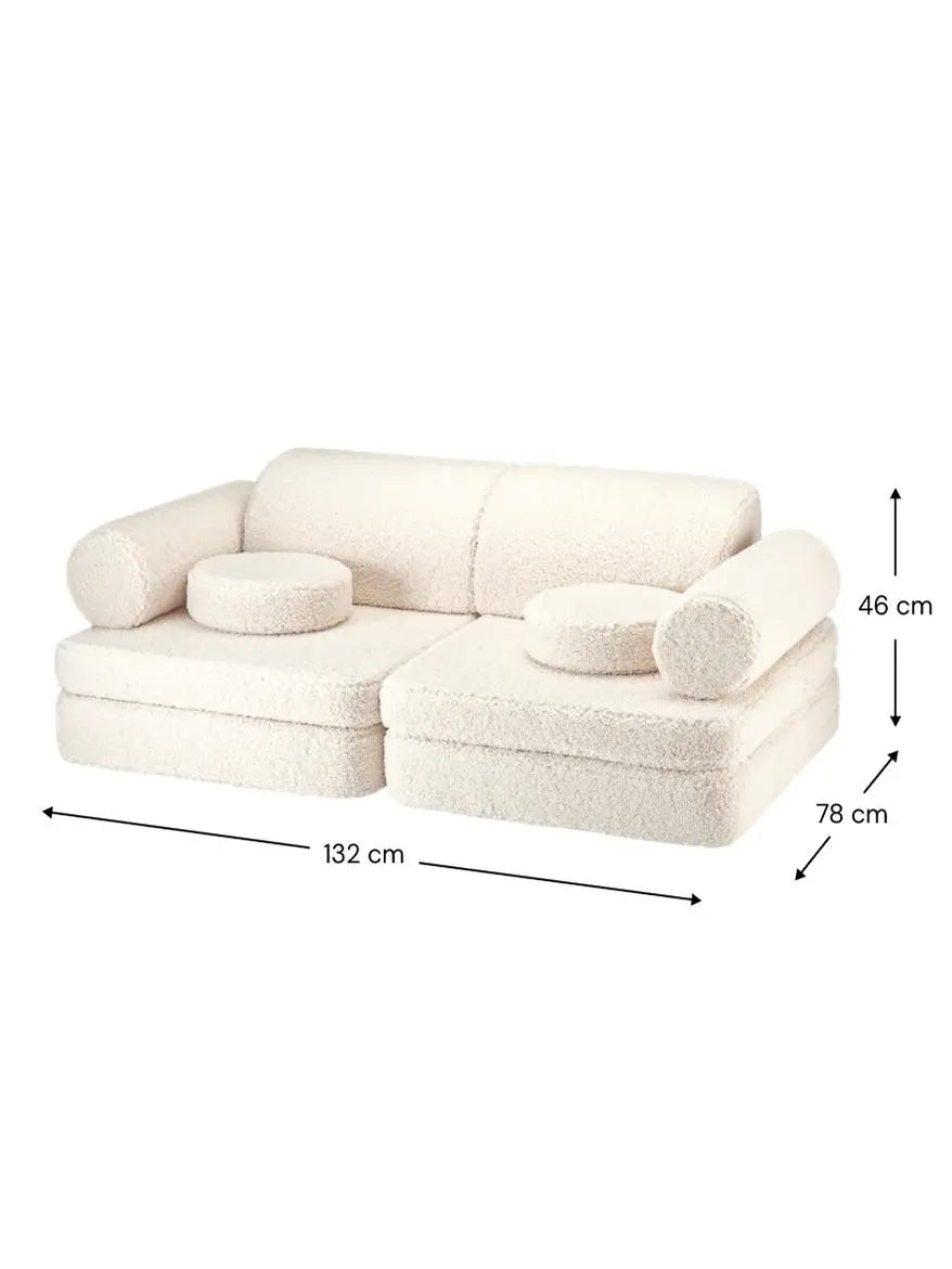 Wigiwama - Sofa "Settee" | cream-white