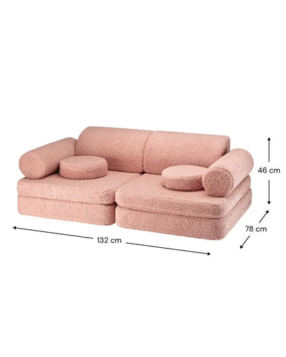 Wigiwama - Sofa "Settee" | guava-pink