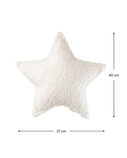 Wigiwama - Kissen "Star Cushion" | cream-white