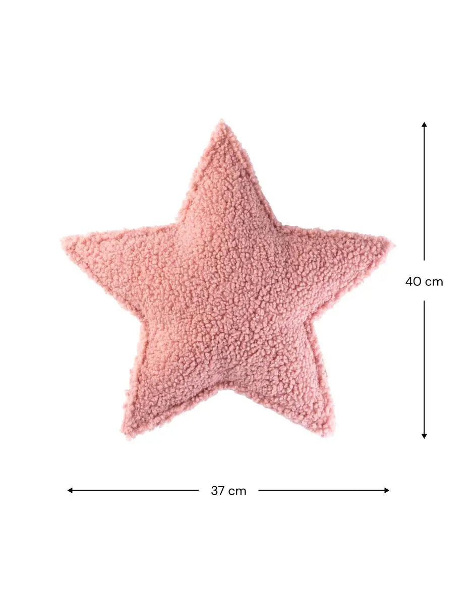 Wigiwama - Kissen "Cushion" | guava-pink-star-cushion