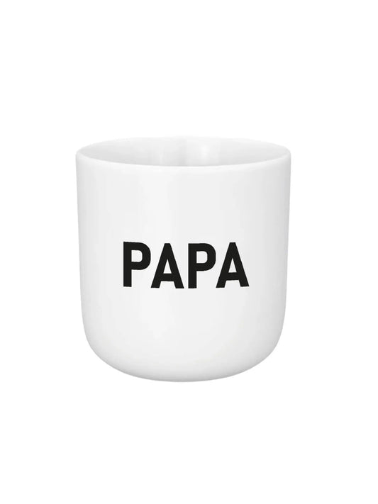 Famvibes - Tasse "PAPA" | schwarz / weiss Famvibes