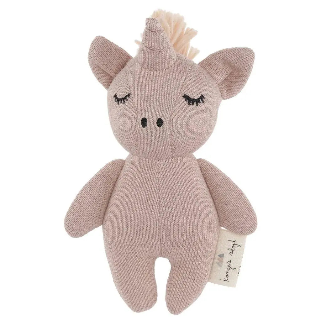 Konges Sløjd - Babyrassel "Mini Einhorn" | rosa - Leja Concept Store Konges Sløjd