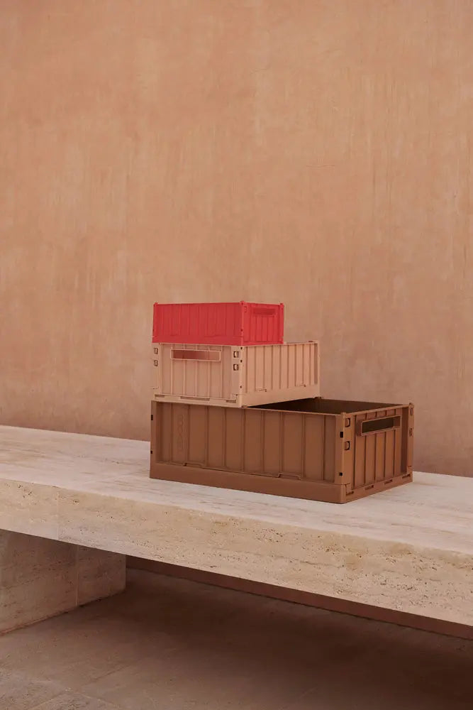 Liewood - 2er Pack Aufbewahrungskiste / Klappbox  "Weston Storage Box S" | Rose - Leja Concept Store