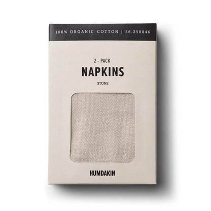 HUMDAKIN - Servietten im 2er Pack "Napkin" | light stone