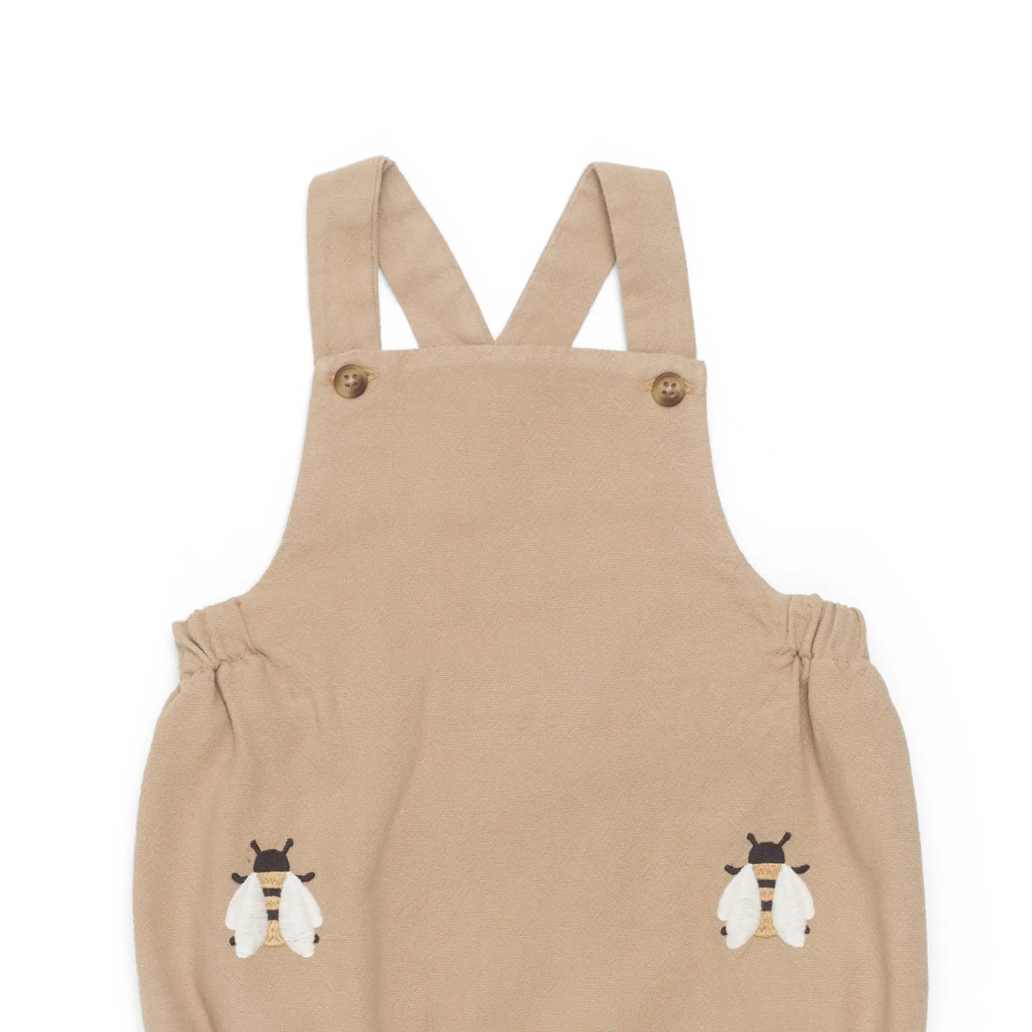 Donsje - Hosenanzug "Gig Romper  Bee" | latte - Leja Concept Store