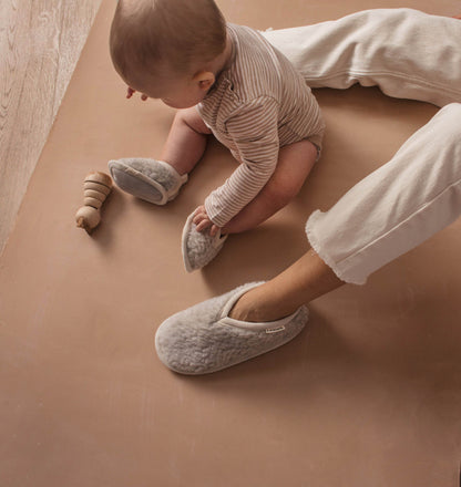 Binibamba - Mama Merino-Schuhe "Booties" | cloud - Leja Concept Store