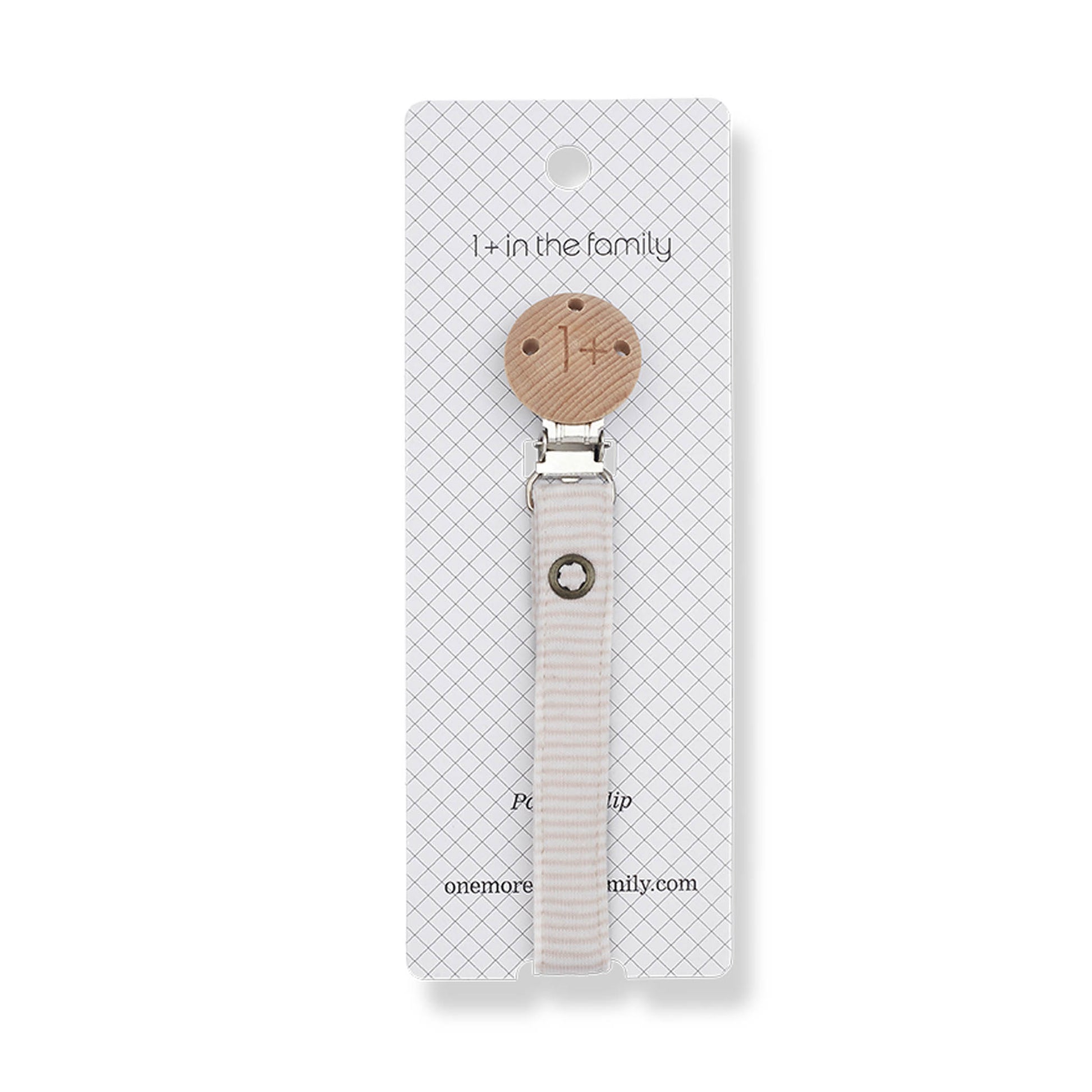 1 + in the Family - pacifier clip "AINA" | blush - Leja Concept Store