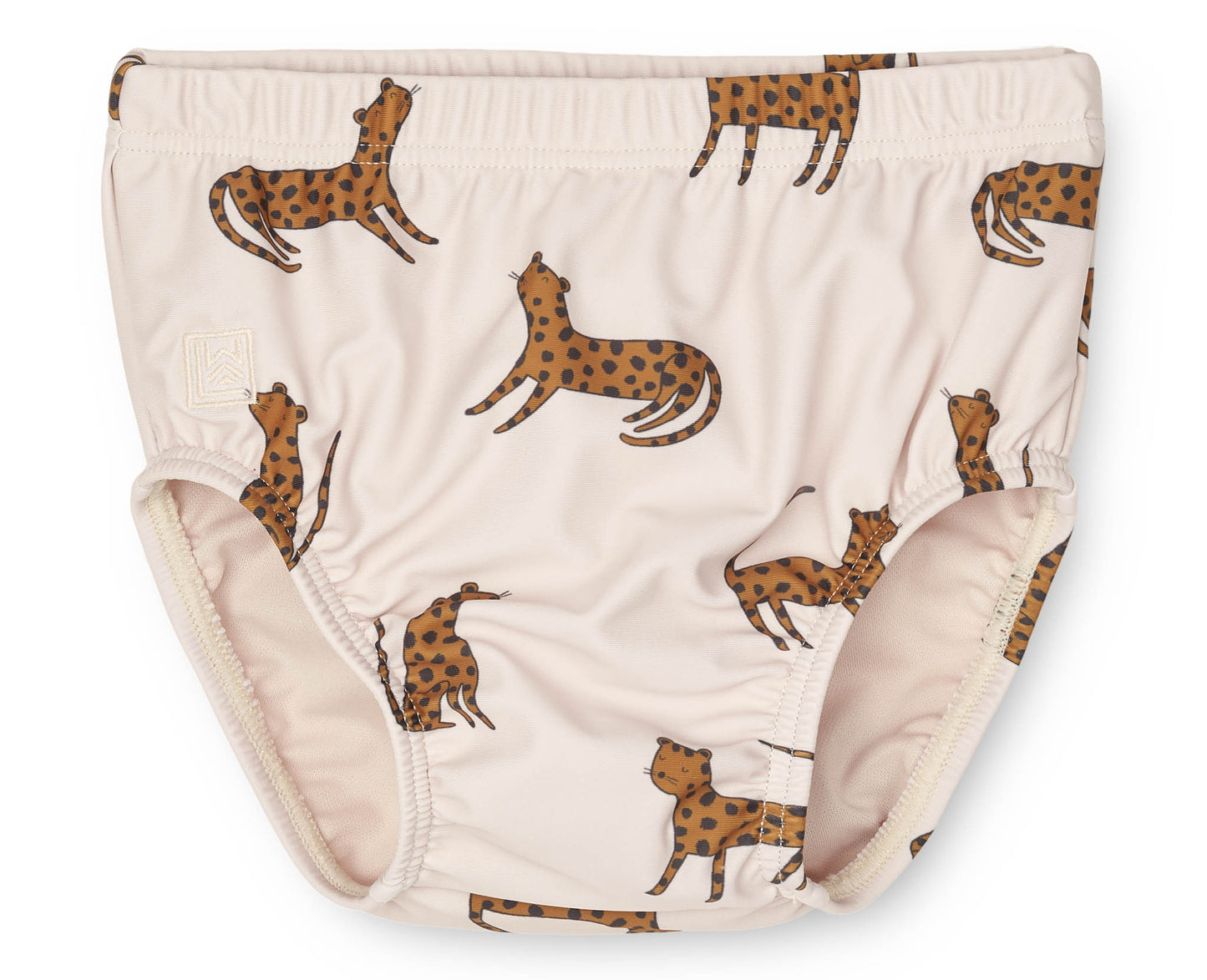 Liewood - Babybadehose "Anthony Baby Printed Swim Pants" | leopard / sandy - Leja Concept Store