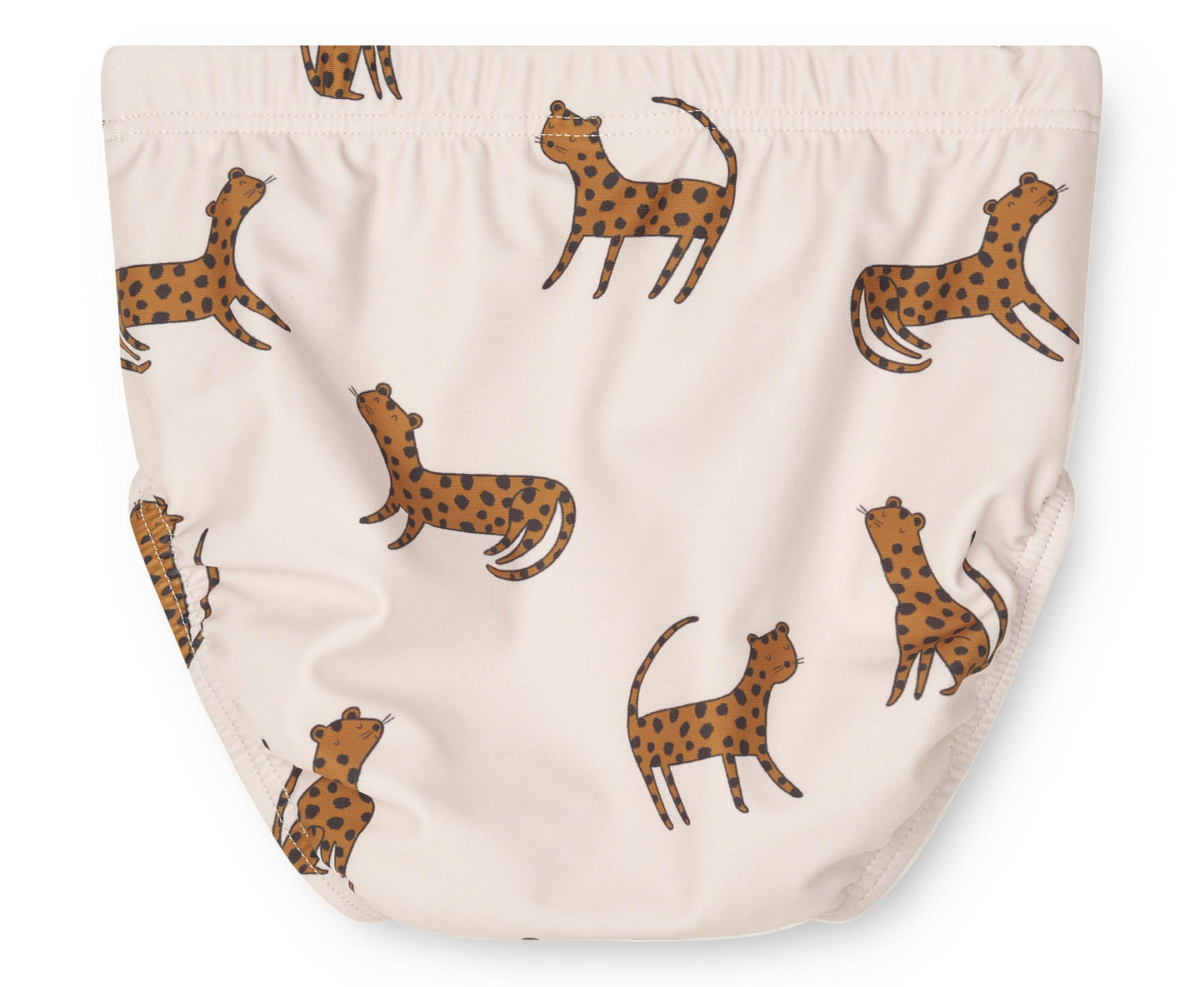 Liewood - Babybadehose "Anthony Baby Printed Swim Pants" | leopard / sandy - Leja Concept Store