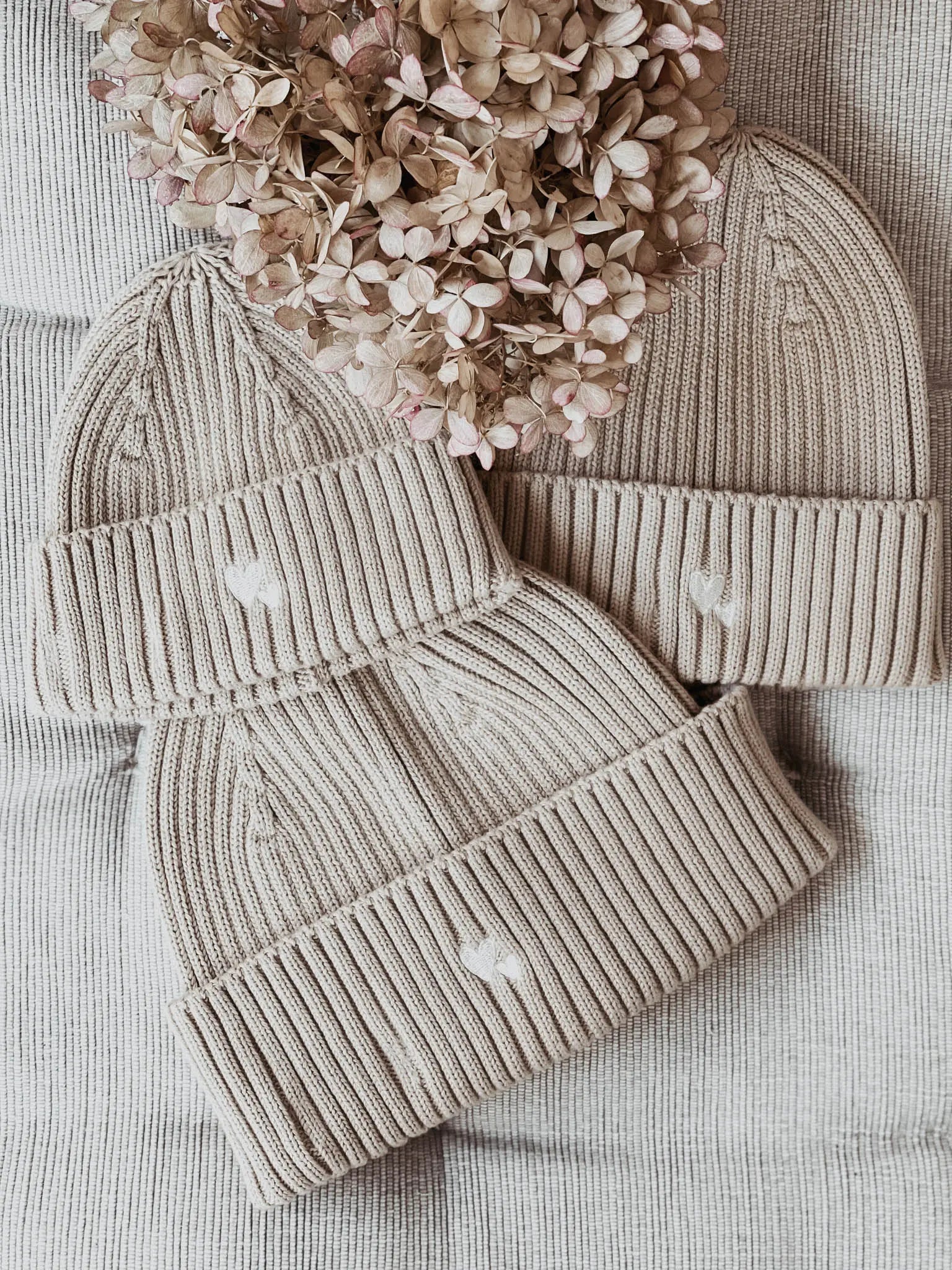 Atelier Rive - Kleinkind-Mütze "Beanie Mini" | Almond - Leja Concept Store