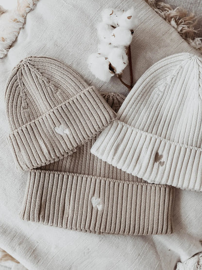 Atelier Rive - Kleinkind-Mütze "Beanie Mini" | Almond - Leja Concept Store