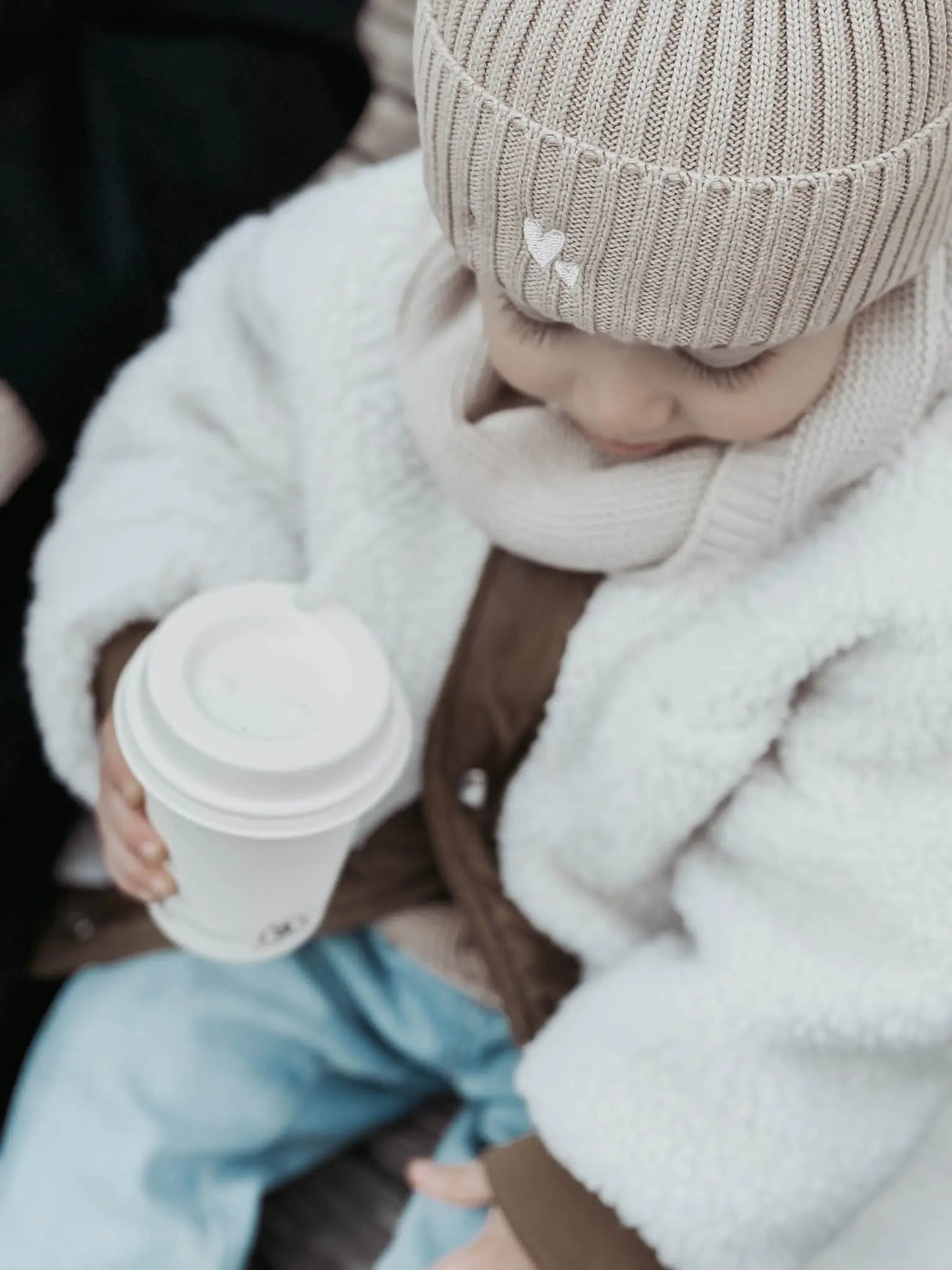 Atelier Rive - Kleinkind-Mütze "Beanie Mini" | Almond - Leja Concept Store