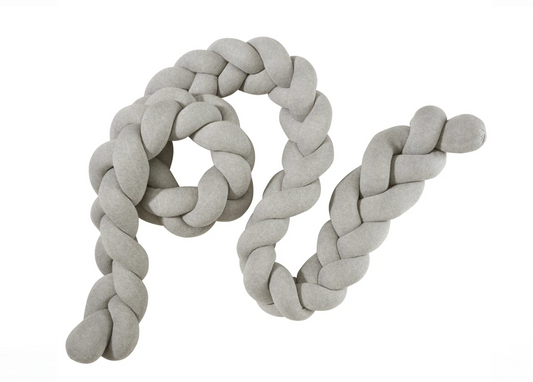 Nordic Coast Company - Bed snake braided "knit" | Gray