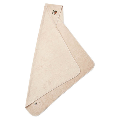 Liewood - Kapuzenhandtuch "Goya Hooded Towel" | peach / seashell - Leja Concept Store