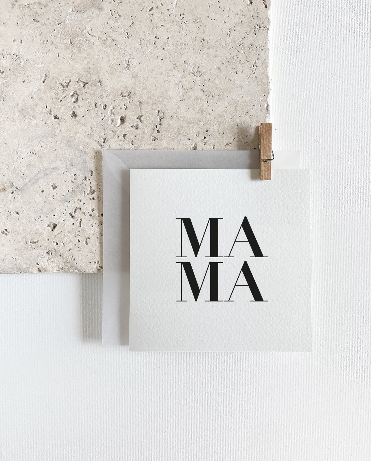 Unique Love - Karte "MAMA" | quadratisch - Leja Concept Store