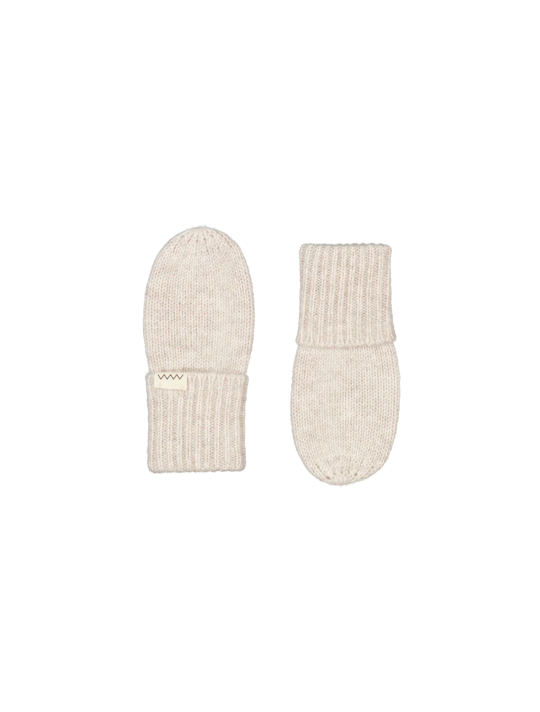 MarMar Copenhagen - Gloves cashmere "Alvilda Baby" | llama melange / beige