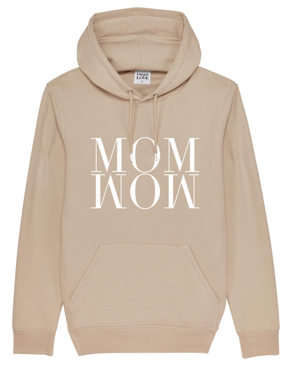 Unique Love - Hoodie "MOM WOW" | sand - Leja Concept Store Unique Love