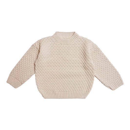 Huttelihut - knitted sweater "Longsleeve Bobbi" | off white