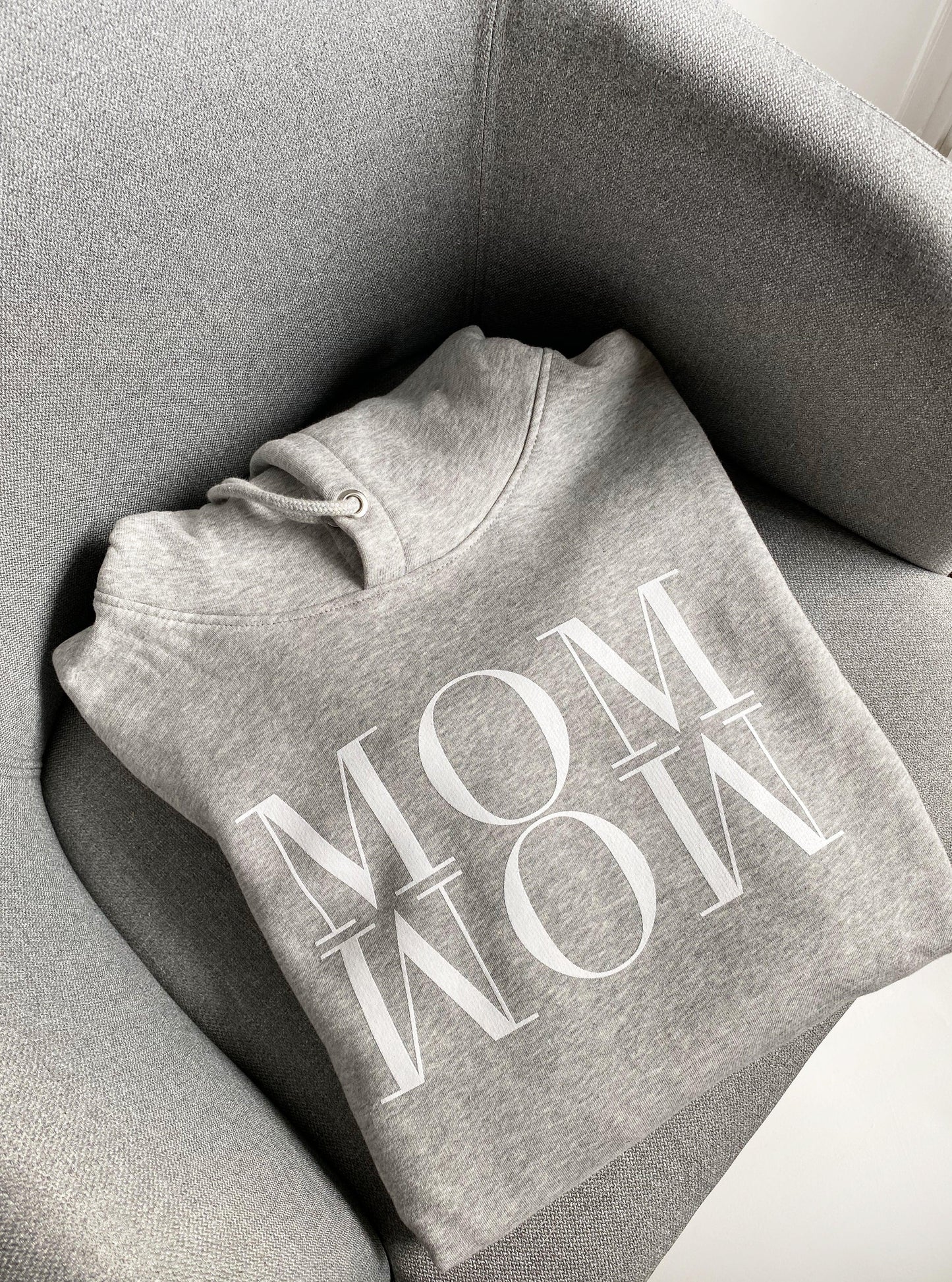 Unique Love - Hoodie "MOM WOW" | grau - Leja Concept Store Unique Love