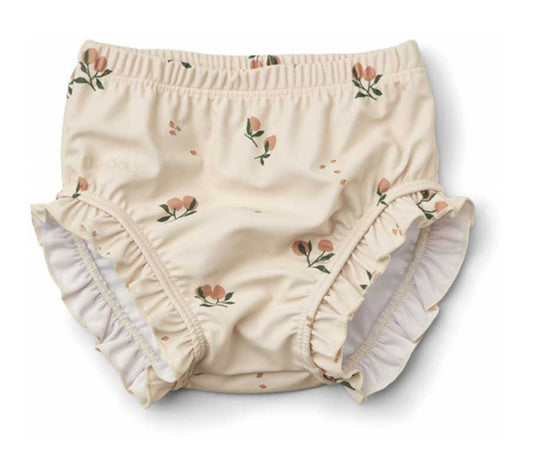 Liewood - "Mila Baby Printed Swim Pants" | peach / seashell