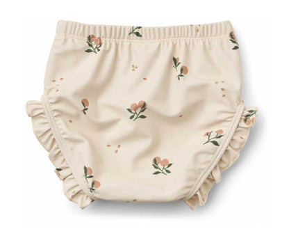 Liewood - "Mila Baby Printed Swim Pants" | peach / sea shell