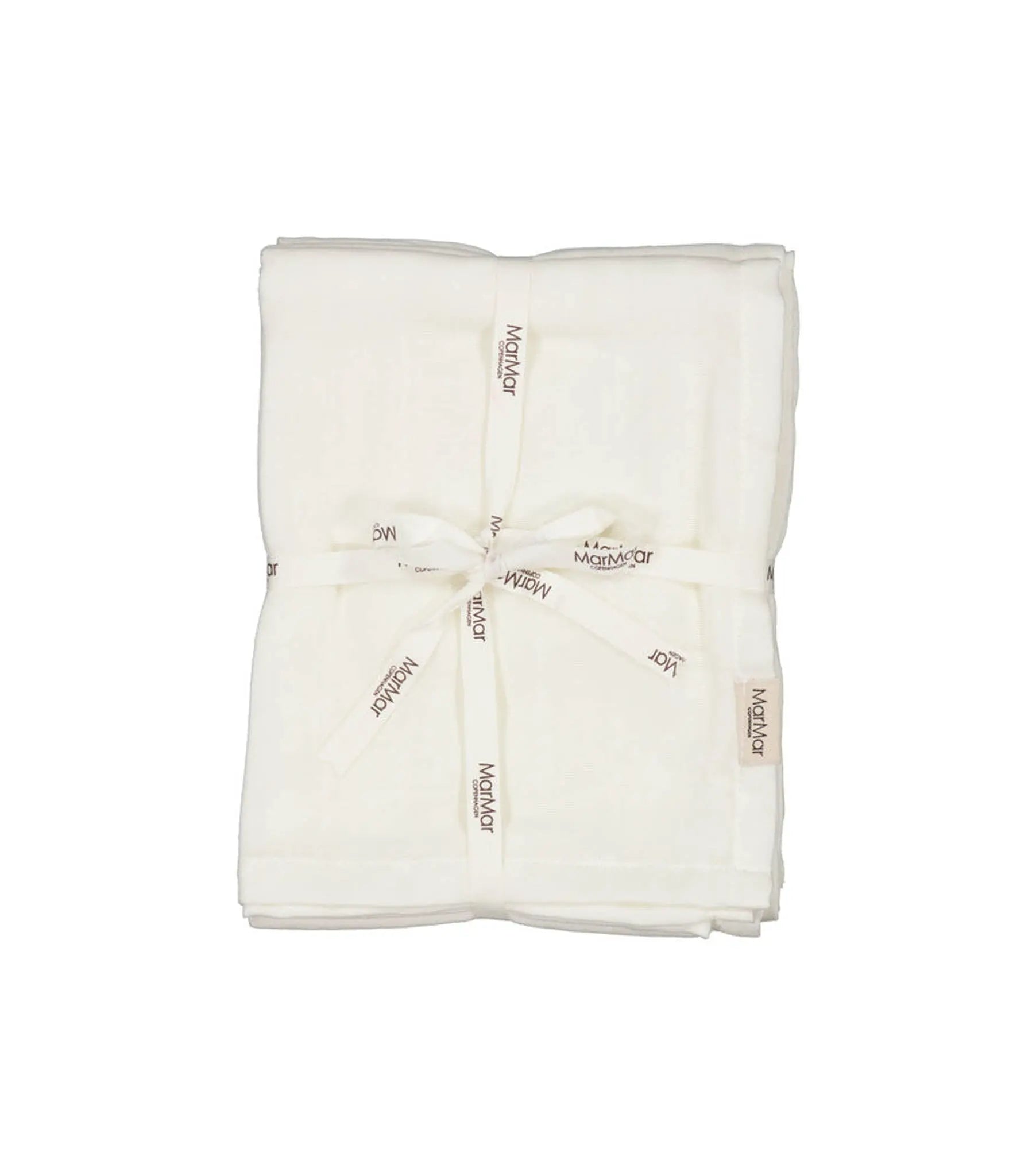 MarMar Copenhagen - 2er-Pack Musselintücher "Ada (2-pack)" | gentle white - Leja Concept Store
