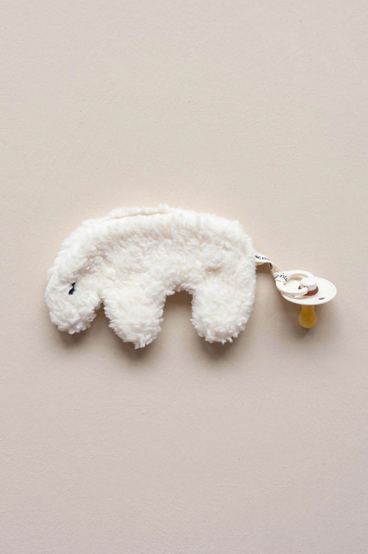 Nanami - Pacifier Cloth "Polar Bear" | white