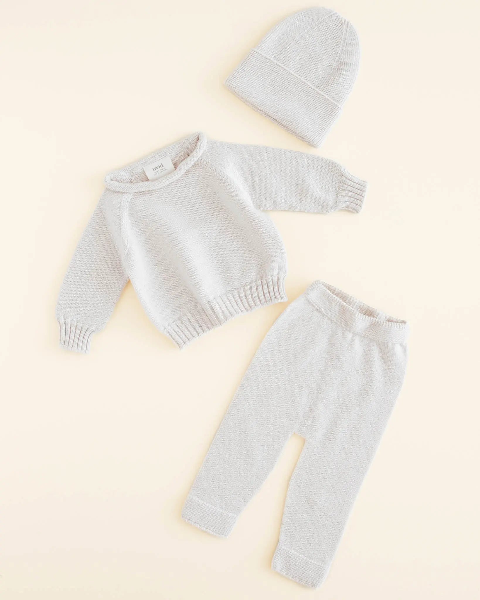 Hvid - Strickpullover "Georgette" | off-white - Leja Concept Store