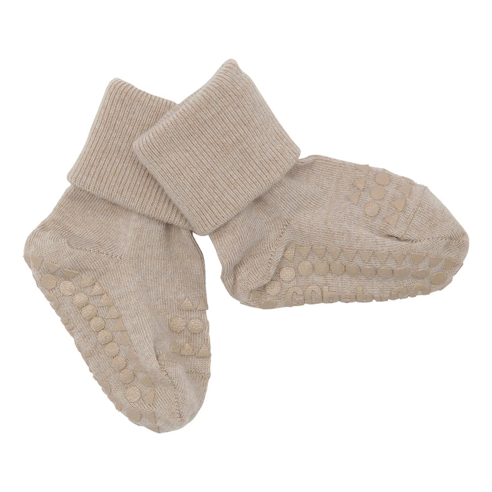 GoBabyGo - Antirutsch-Socken aus Wolle "Non-Slip Socks Wool" | sand - Leja Concept Store