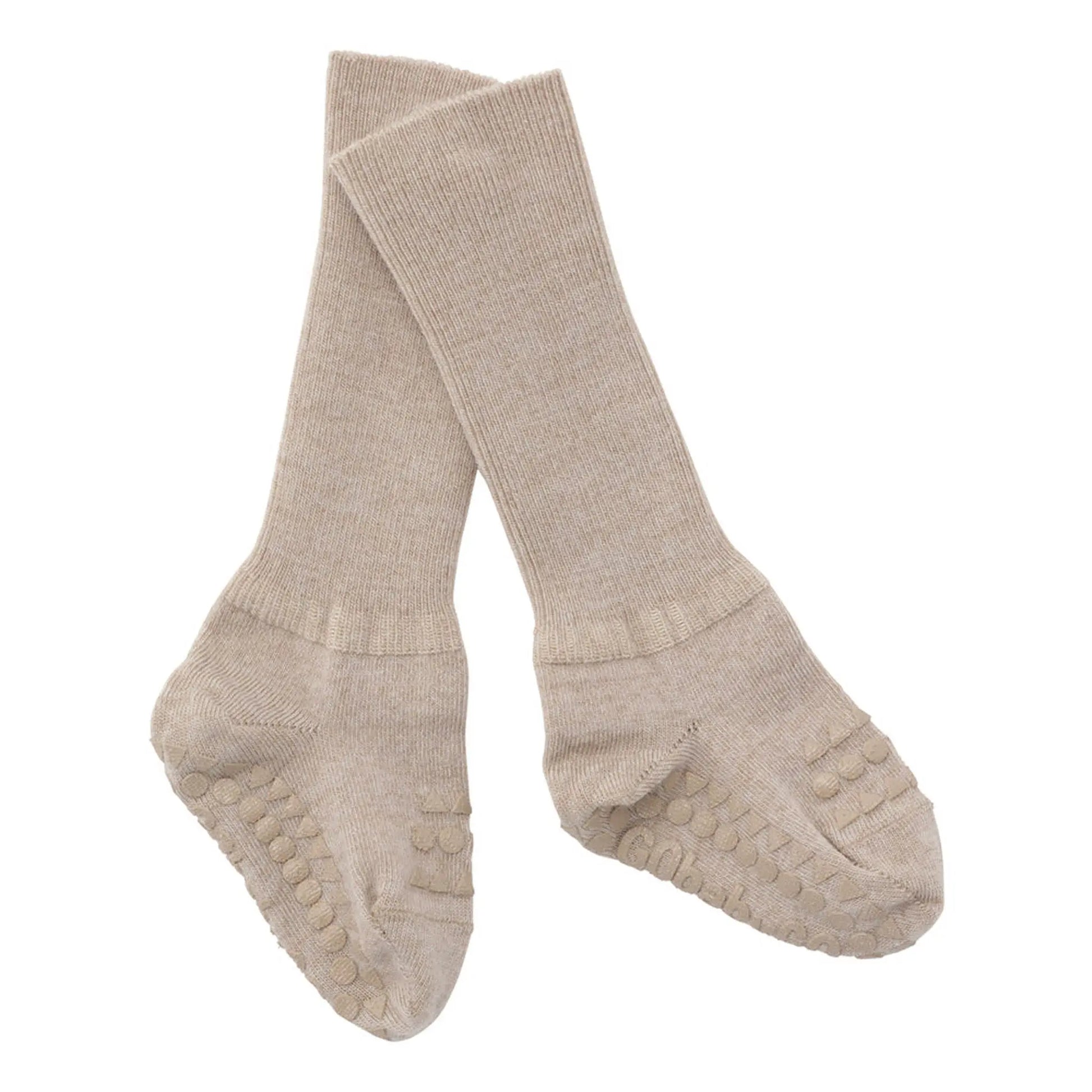 GoBabyGo - Antirutsch-Socken aus Wolle "Non-Slip Socks Wool" | sand - Leja Concept Store