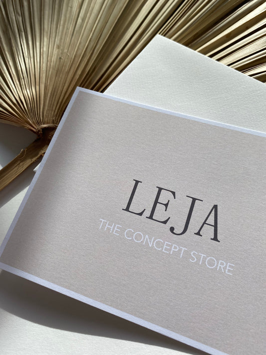 Leja Concept Store - Geschenkgutschein per Post - Leja Concept Store