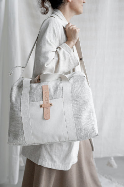 1 + in the Family - (Wickel-) Tasche | natural